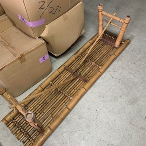 竹　ベンチ