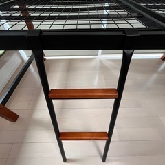 中古ロフトベッド ニトリ製 の画像