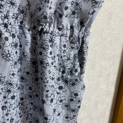 ワールド　オペークドットクリープ　レディース　ワンピース　花柄　フォーマルワンピ　Mサイズ　38 の画像