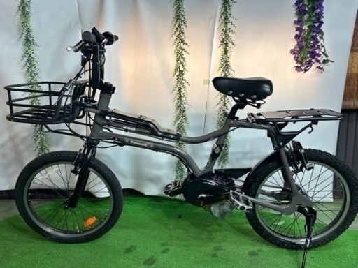 No.221パナソニック 電動アシスト自転車 INTER3 BE-ENZ035B 2014年モデル 内装3段 20インチ整備済み