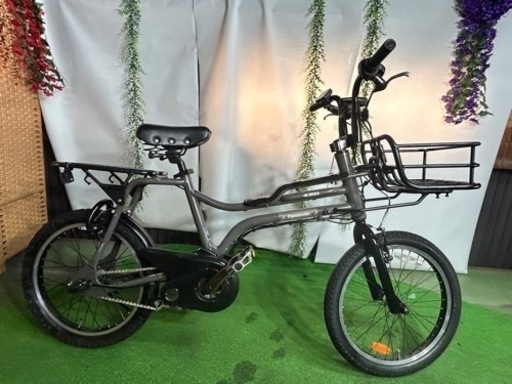 No.221パナソニック 電動アシスト自転車 INTER3 BE-ENZ035B 2014年モデル 内装3段 20インチ整備済み