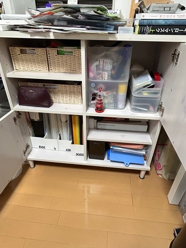 佐藤産業 ホワイト 木製ラック 2段 3段 シェルフ