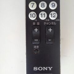 SONY　テレビ用　リモコン RM-JD0017　赤外線発光の確認の画像