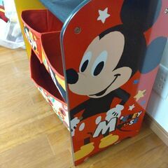 子ども　収納　ミッキーマウス　難アリの画像