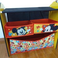 子ども　収納　ミッキーマウス　難アリ