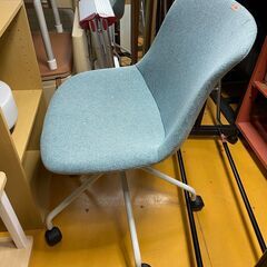 デスクチェア　デニムカラー　昇降式の画像