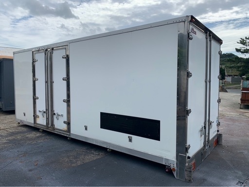 No.869 保冷バン 4t アルミ 箱 バイク 倉庫 トラック コンテナ 米 保管庫 物置 DIY