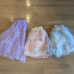 チュールスカート3点　120の画像