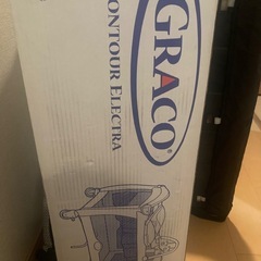 graco ベビーベッド、敷布団付