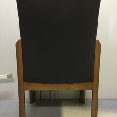 A2424　ダイニングチェア　肘なし　木製イス　ブラウン　椅子　インテリア　家具の画像