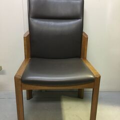 A2424　ダイニングチェア　肘なし　木製イス　ブラウン　椅子　...