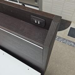 ニトリ セミダブルベッドフレーム 引き出し付きの画像