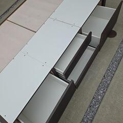 ニトリ セミダブルベッドフレーム 引き出し付きの画像