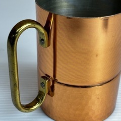 s0925602 非売品 使用済み Heineken ハイネケン 銅製 ビールジョッキ お酒 酒 ジョッキ コップ 食器 マグカップ ビール ロゴ入り 中古品の画像