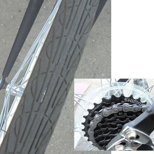 クロスバイク 7段切替 32-622 28x1-5/8x1-1/4 フレームサイズL ブラック 黒 メーカー・モデル名不明 サイクルベースあさひ 自転車 札幌市 白石区 東札幌