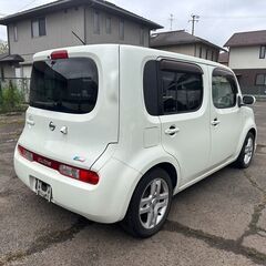H21年式　キューブ　15G　ガラスルーフ　純正ナビ　前後ドラレコ　ETC　スマートキー！の画像