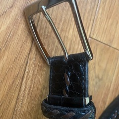値下げします？！👨‍🏭黒皮ベルトの画像