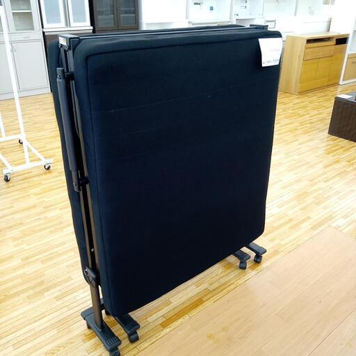 ★ジモティ割あり★ 折りたたみベッド　ブラック　クリーニング済　YJ3937