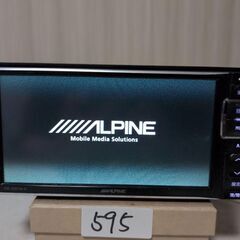 595 完 アルパイン VIE-X007W-B Bluetooth
