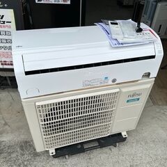 【動作保証あり】FUJITSU nocria 2019年 2.2kw 6畳用 冷暖房ルームエアコン AS-V22J【管理KR508】