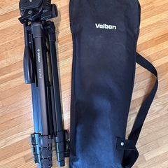 ベルボン Velbon ファミリー三脚 EX-440 4段 レバーロック 全高153cmの画像