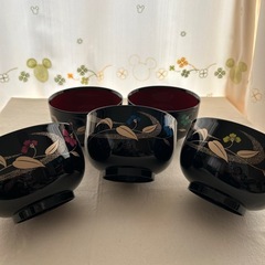 桂由美お椀と箸setの画像