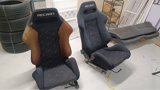 RECAROセミバケsr3ルマンカラー2脚