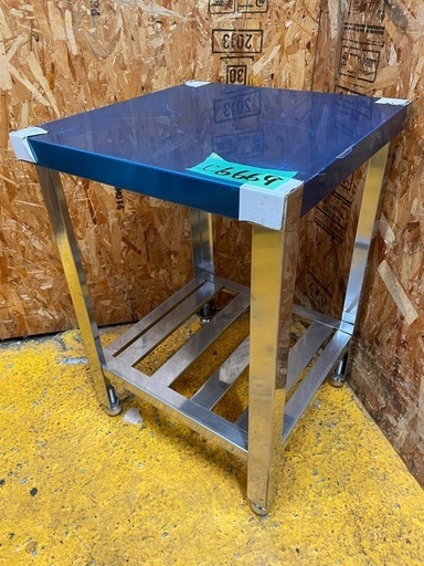 C(6669)作業台 ガス台 コンロ台 ステンレス台 W450D450H645 厨房 業務用 店舗用 飲食店 未使用 保管品 直接取引き歓迎 大阪