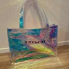 COACH ビニールバッグ