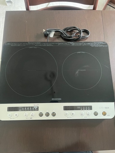 アイリスオーヤマ　IHコンロ　二口