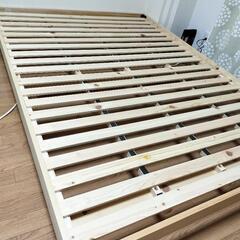 専用ページです。ニトリ ダブルベッド マットレスとフレームの画像
