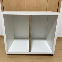 カラーボックス スツール機能付き