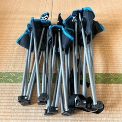 折りたたみテーブル＆チェア2脚セットの画像