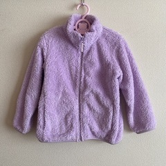 UNIQLOフリース　110 パープルの画像