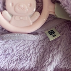 UNIQLOフリース　110 パープルの画像