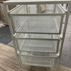 IKEA レッナールト スチールラック ホワイト 