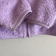 UNIQLOフリース　110 パープルの画像