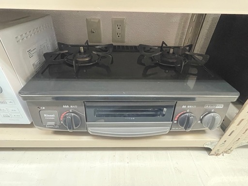 【リサイクルサービス八光】2020年製　リンナイ　KG34NBKL/LP [ガスコンロ 左強火力 プロパンガス用]