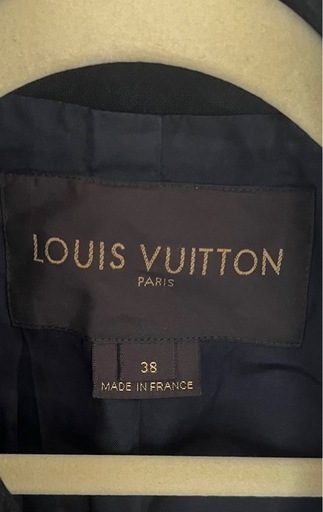 ルイ・ヴィトン チェスターコート 黒 サイズ38