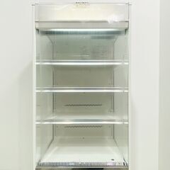 【成約済】 動作品/サンヨー/冷蔵ショーケース/多段オープンショーケース/缶・ペットボトル/薬局/SAR-250TN/165L/ナイトカバー付/照明付/SANYO/E0DW0217の画像