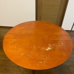 折りたたみ丸テーブル ダイニングテーブル 丸 円形 90cm 天...