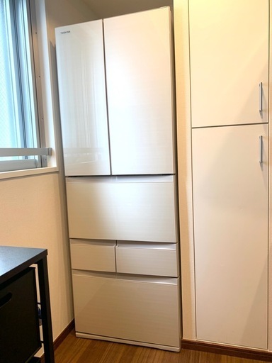 【美品】  TOSHIBA冷蔵庫 509L GR-U510FH(ZC) 使用歴2年未満