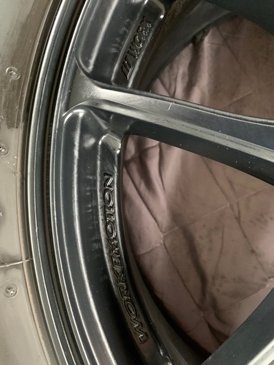 ワーク　エモーションキワミ　18インチ7.5J114.3 インセット+38　BSスタッドレス付