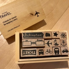八王子市)木箱入りトラベルスタンプセット