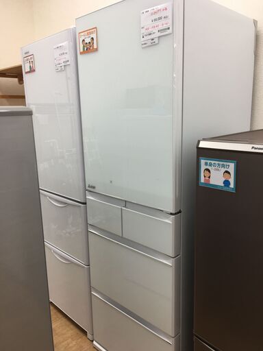 ★ジモティ割あり★ 三菱 MITUBISI 冷蔵庫 MR-MB45-G-W 451L 21年製 動作確認／クリーニング済み SJ7182