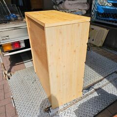 【お買い上げありがとうございました】整理ダンス　４段　サイズ約75×39高さ90.5cm　ek-507ged2の画像