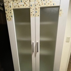 【無料】食器棚　ホワイト