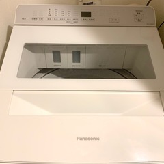 【美品】　洗濯機　Panasonic  10kg  NA-F10AKE1-S 　使用歴2年未満の画像