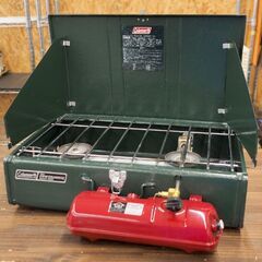 燃焼確認済 Coleman コールマン パワーハウスツーバーナー...