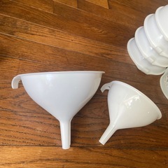 新品　漏斗　じょうご　プラスチック　まとめての画像